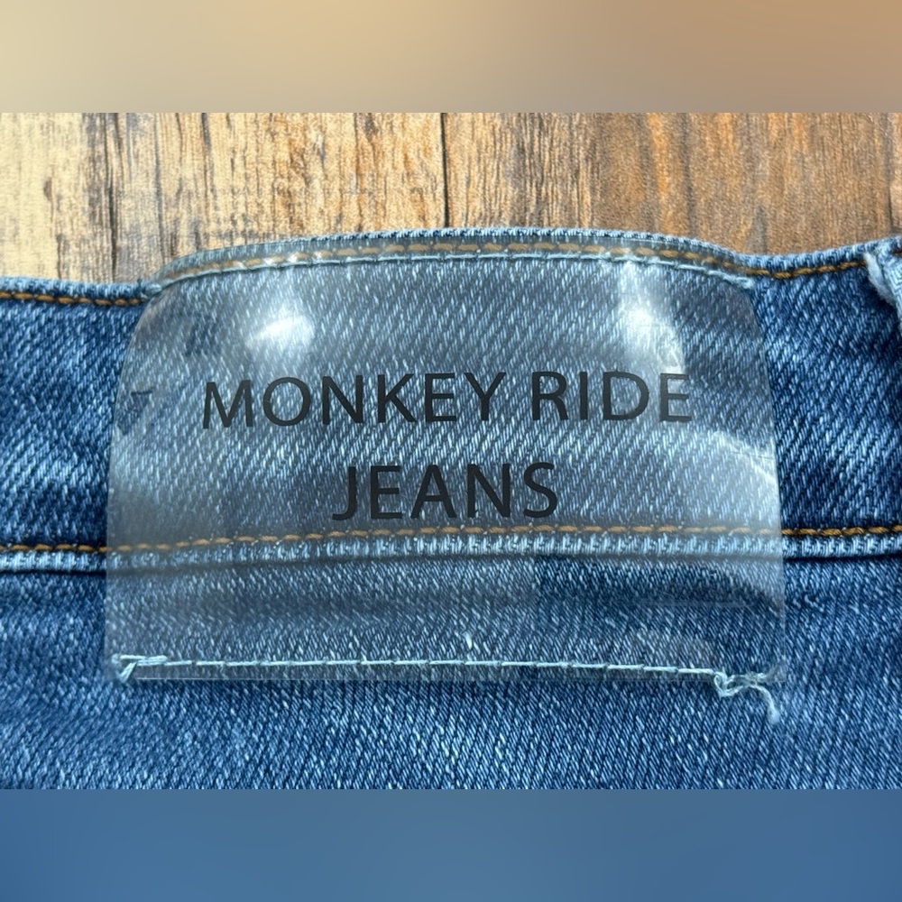 Monkey Ride Original Vintage Women’s Distressed Button Fly Jeans, Size 9/29 - Picture 13 of 16
